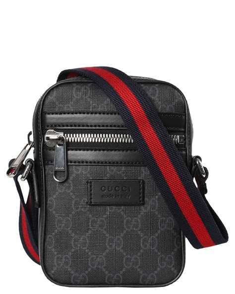 gucci umhängetasche supreme|Gucci leather shoulder bag.